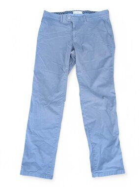 BRAX Feel Good Men's Chino Pants - Size 38W x 31L - Light Blue Made in Ukraine